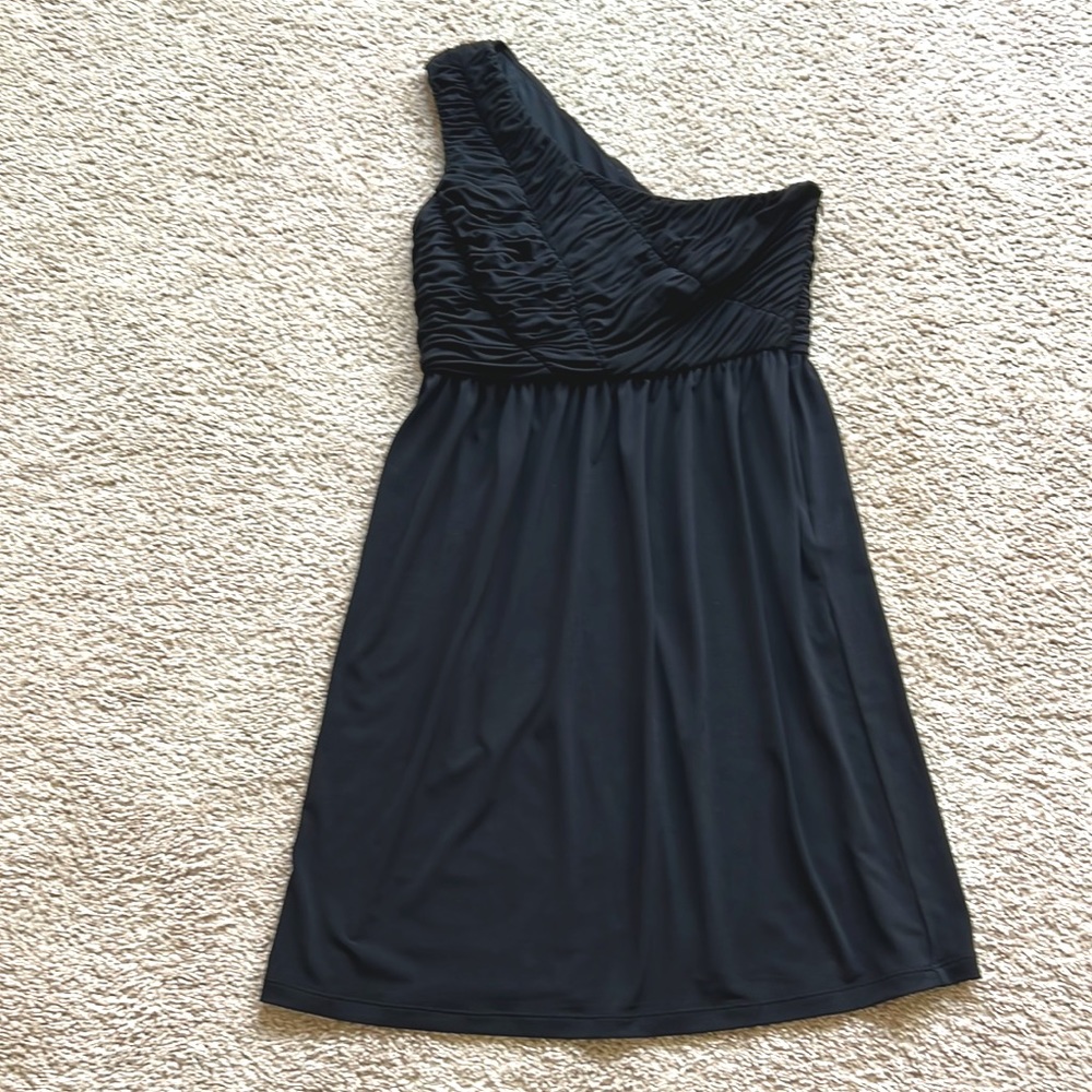 Gianni Bini one shoulder black dress. Great used condition